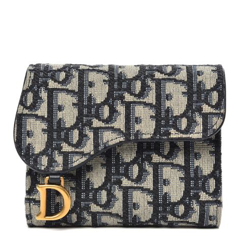 dior saddle wallet mens|christian Dior oblique saddle wallet.